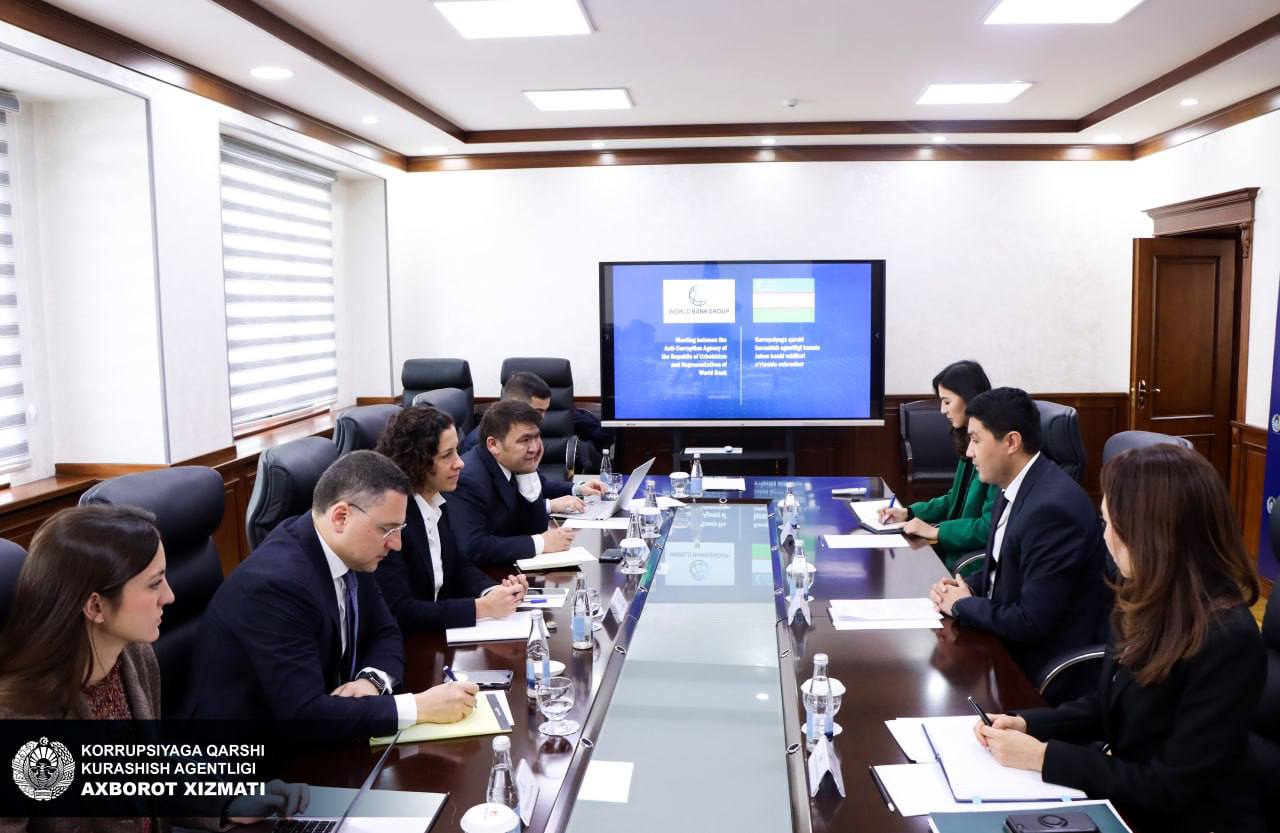 Agentlik faoliyati Jahon Banki tomonidan institutsional baholanadi