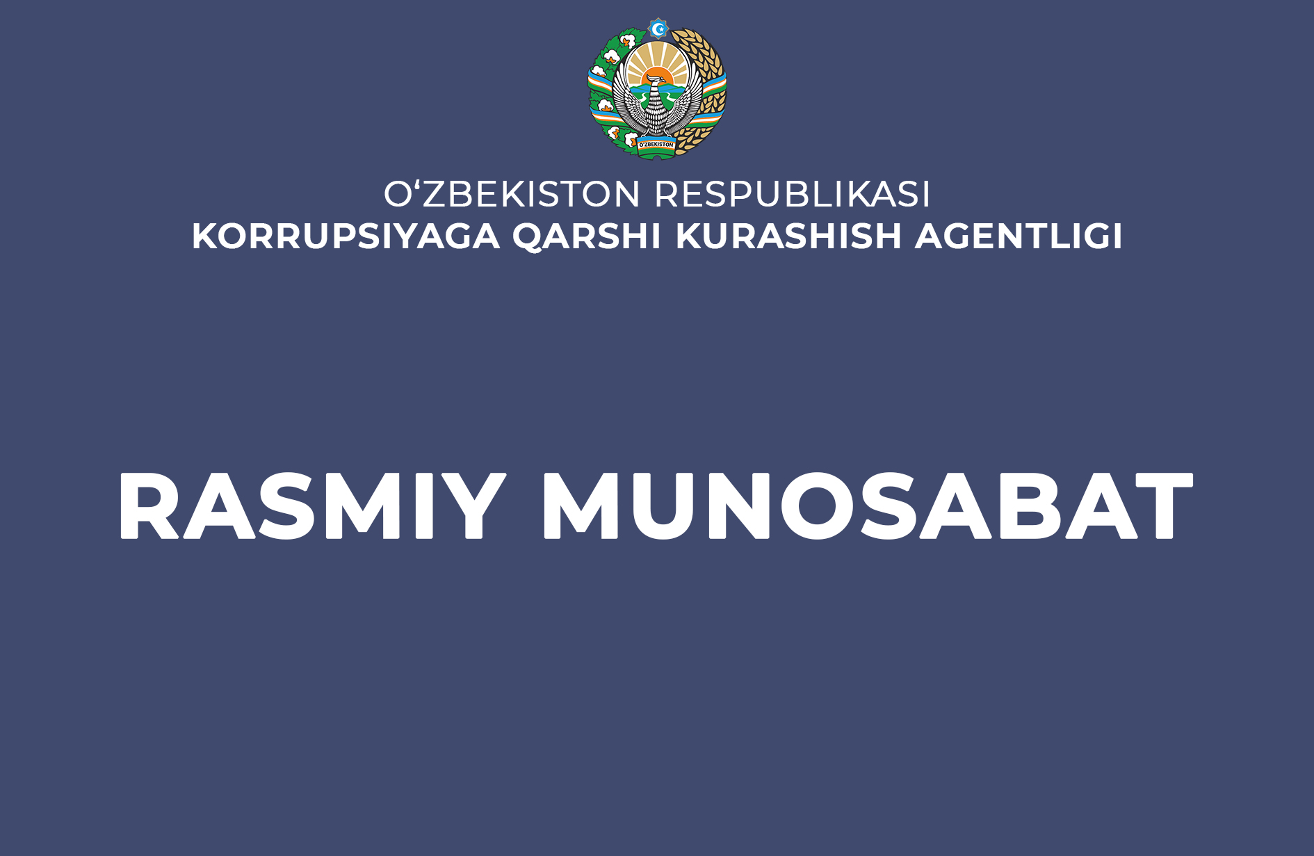 Agentlik faoliyati yuzasidan bildirilgan ayrim fikrlar bo‘yicha