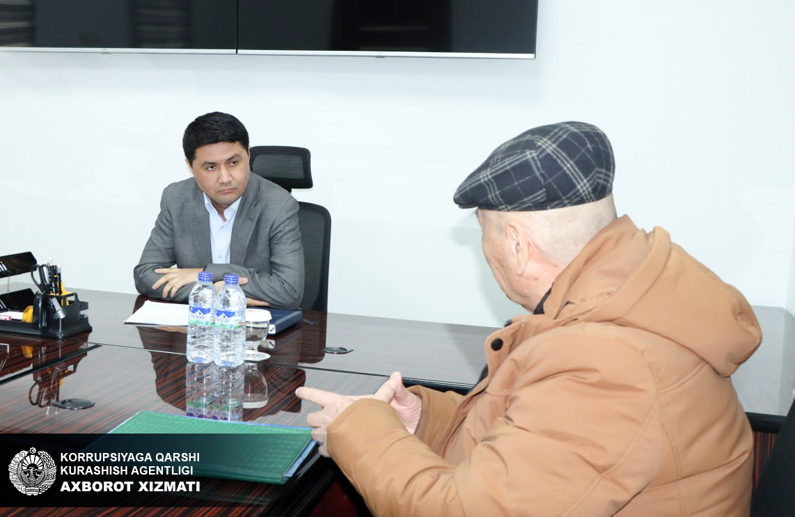 Агентлик директорининг навбатдаги шахсий қабули бўлиб ўтди