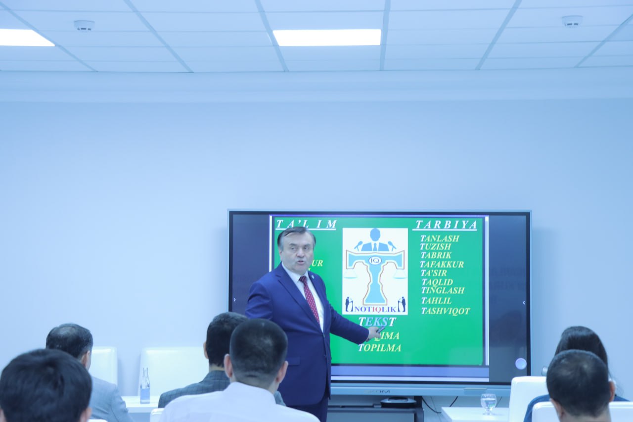 “Ўзбек тили — миллий ўзлигимиз ва мустақил давлатчилигимиз тимсоли!” 