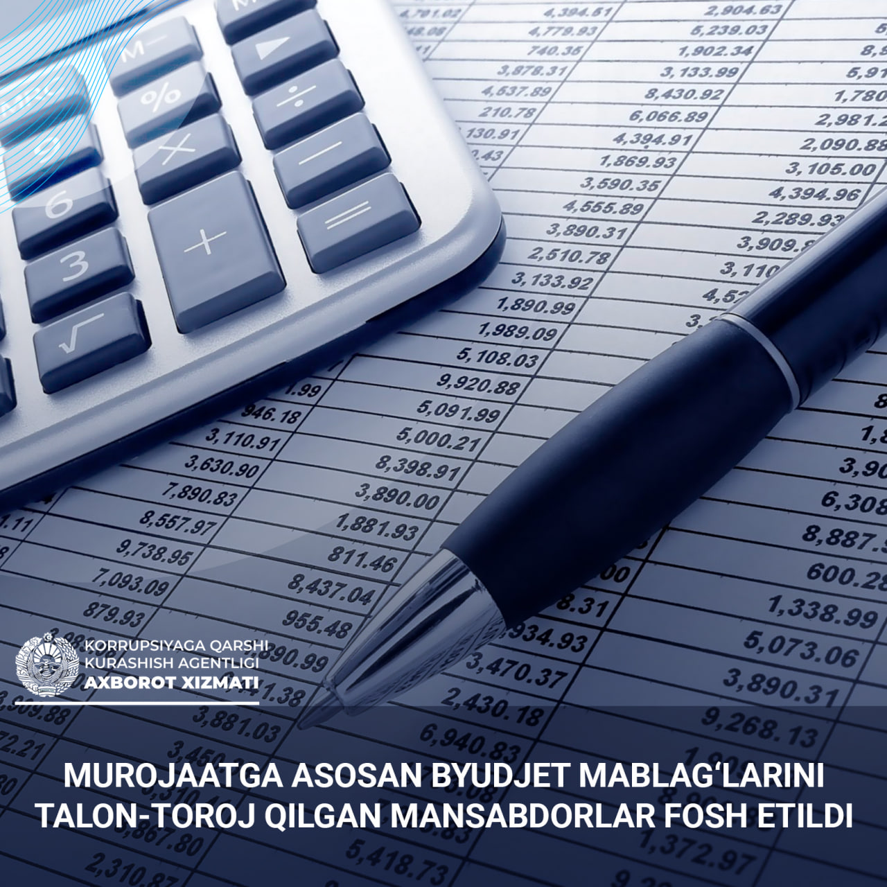 Embezzlement of Budget Funds by Officials in Navoi Region Revealed